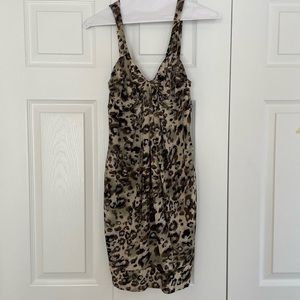 Alexia Admor animal print stretchy short sexy dress. size Small.